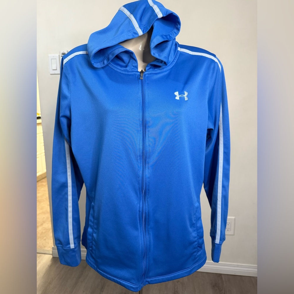 Under Armour Women’s Blue Lightweight Full Zip Hoodie, Size Small